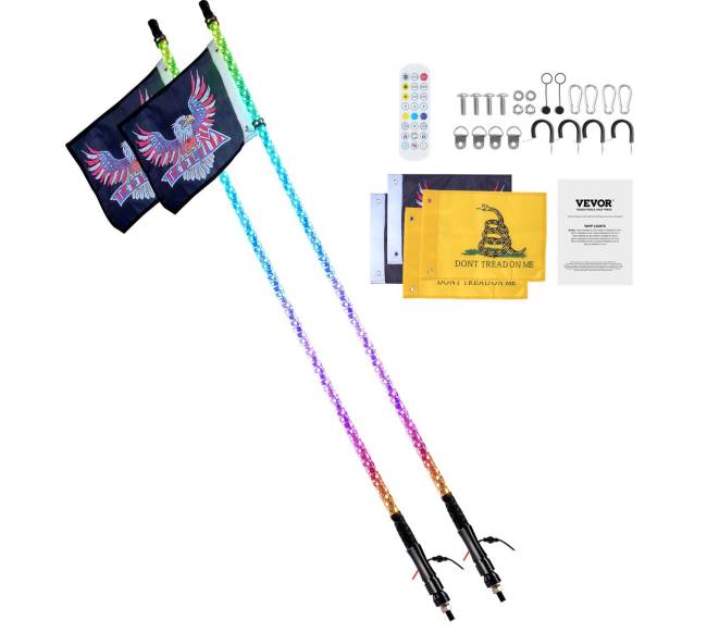 LED 3 pėdų spiralinė šviesa ATV UTV RZR8