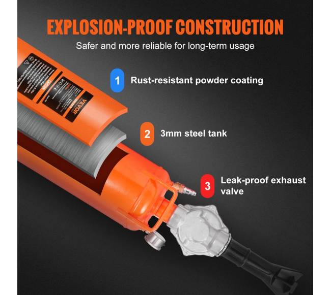 Padangų montuoklis, 8 l, 120 PSI3