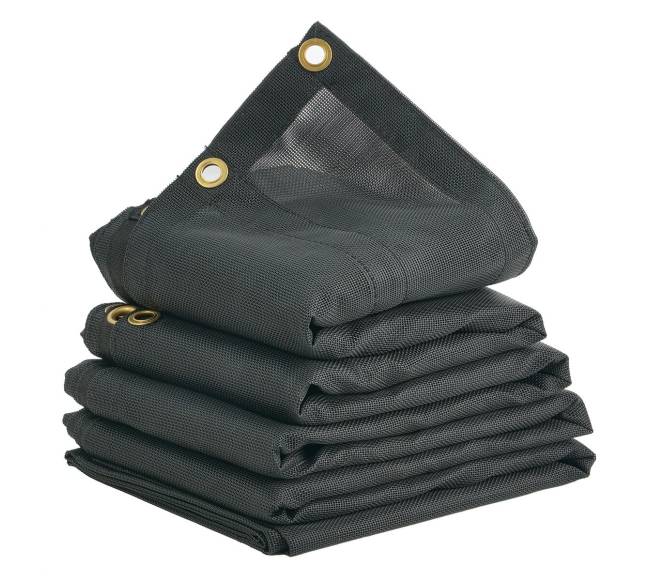 Savivartėms tinklinė tentu 2 x 5.5 m juoda9