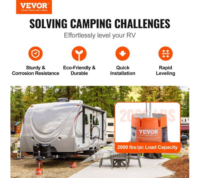 Priekabos atramos blokas RV nivelavimui1