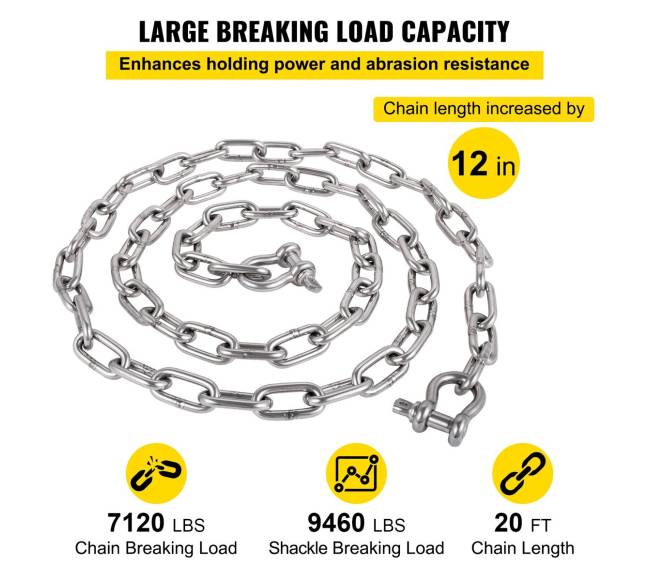 Nerūdijančio plieno inkarinė grandinė laivams2