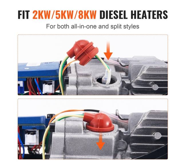 Keraminio kaitinimo žvakių komplektas dyzeliniams šildytuvams2