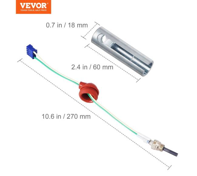 Keraminio kaitinimo žvakių komplektas dyzeliniams šildytuvams6