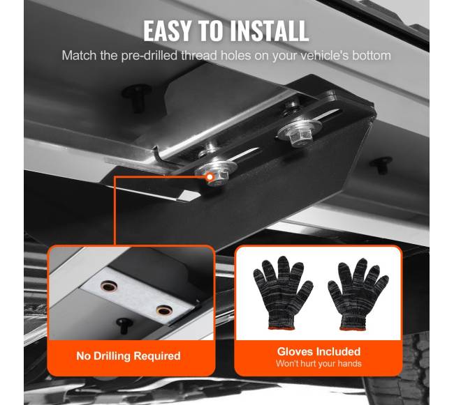 Šoninės pakopos Chevy Silverado Sierra 2019-20245