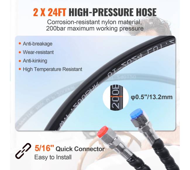 Hidraulinė išorinė vairavimo sistema 150AG valtims3