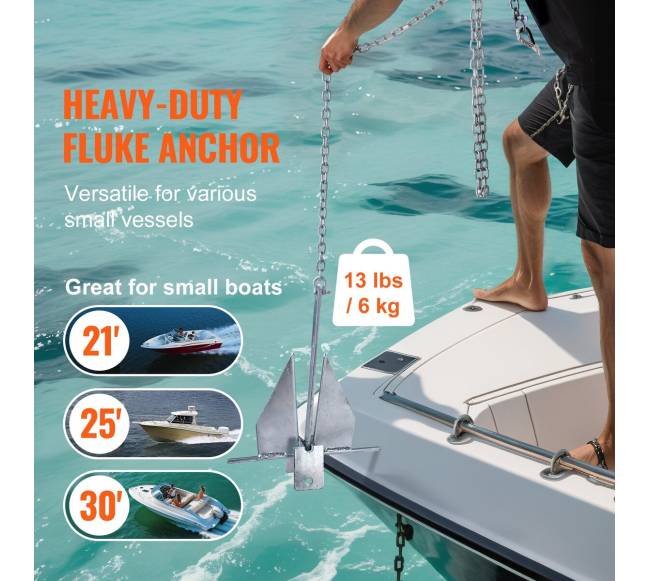 Flukų tipo inkaro komplektas su grandine ir virve2