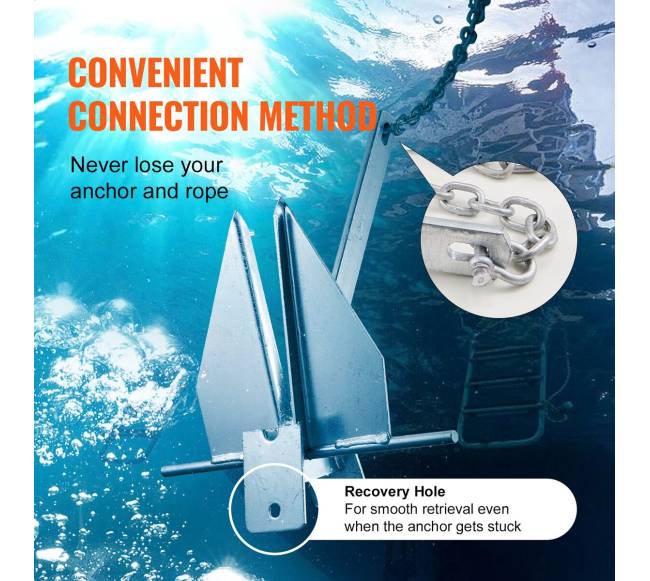 Flukų tipo inkaro komplektas su grandine ir virve4