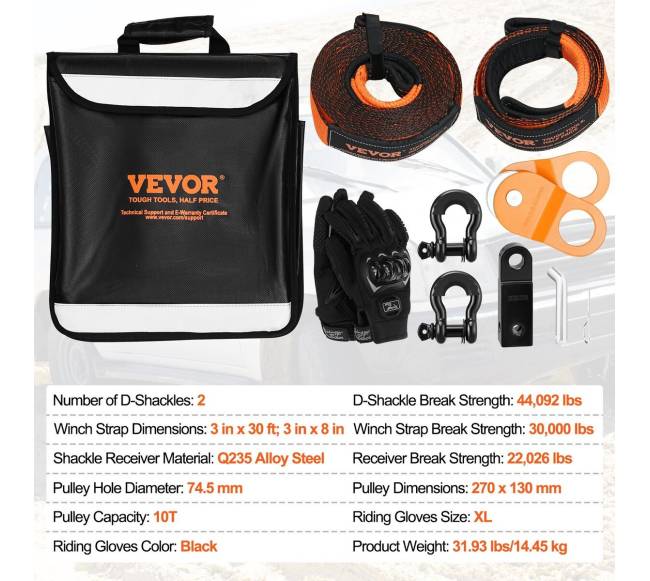 Bekelės gelbėjimo rinkinys, virvės ir gervė6