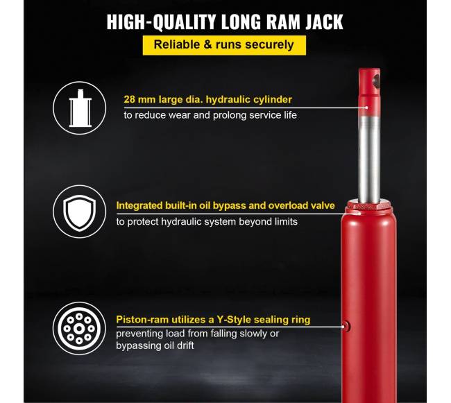 Hidraulinis domkratas, 3 tonų talpa3