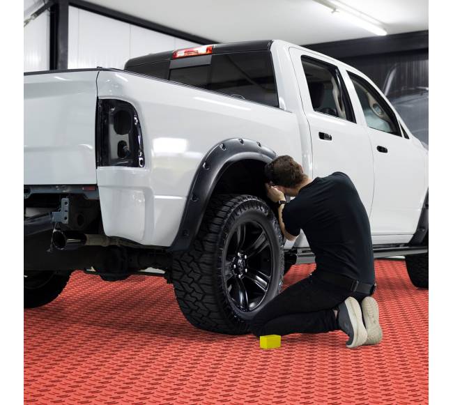 Sujungiamos garažo plytelės, 50 vnt., raudonos7