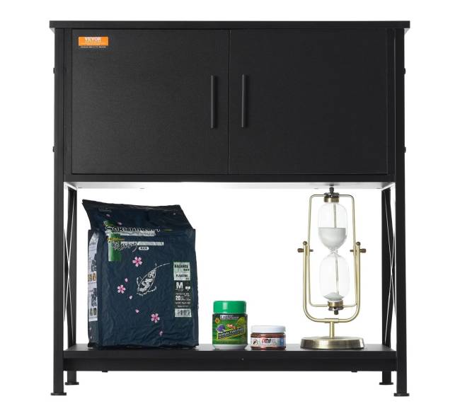 Akvariumo stovas su spintele ir elektros skydeliu10