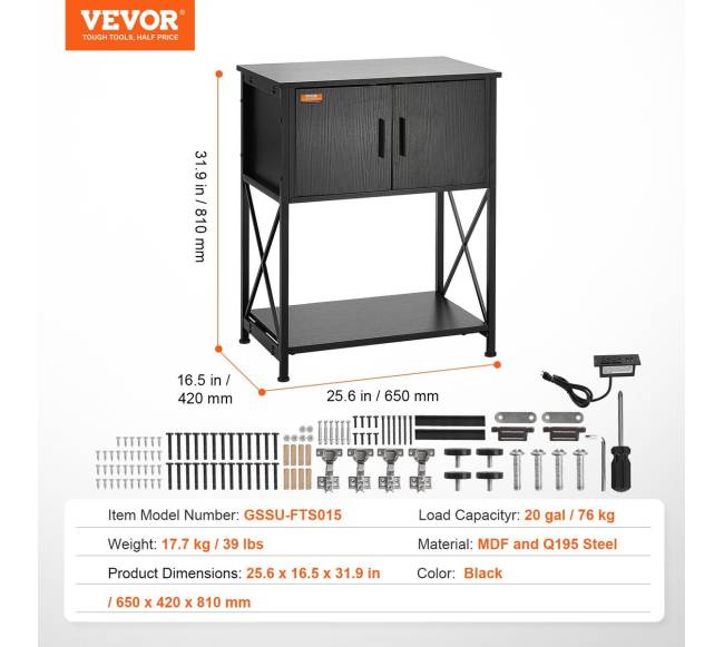 Akvariumo stovas, 20 galonų talpai6