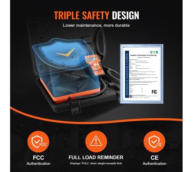 Elektroninės freono svarstyklės šaldymo sistemoms3