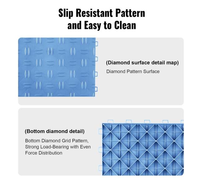 Mėlynos garažo plytelės 50 vnt komplektas3