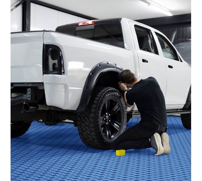 Mėlynos garažo plytelės 50 vnt komplektas7