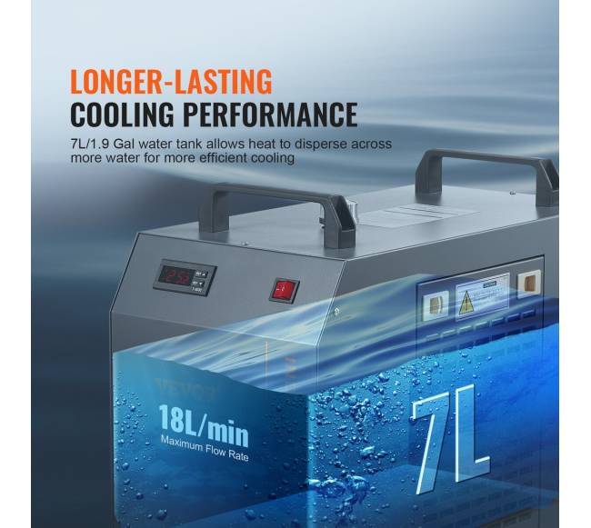 Pramoninis vandens šaldytuvas CO2 lazeriui3