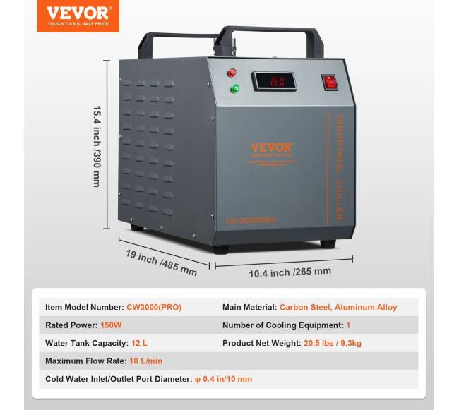 Pramoninis vandens aušintuvas CW-30006