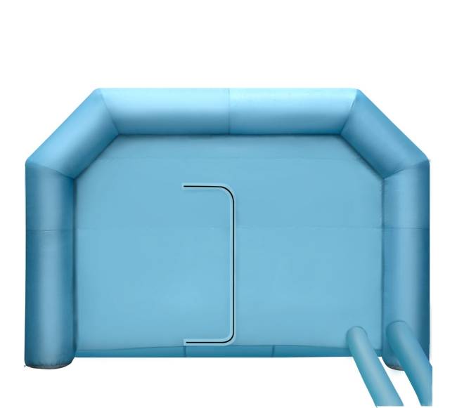 Pripučiama dažymo palapinė 9 x 6 x 4 m su filtru ir 2 ventiliatoriais9