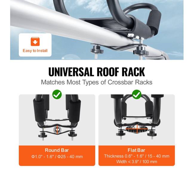 Dvigubas kajako stogo laikiklis3