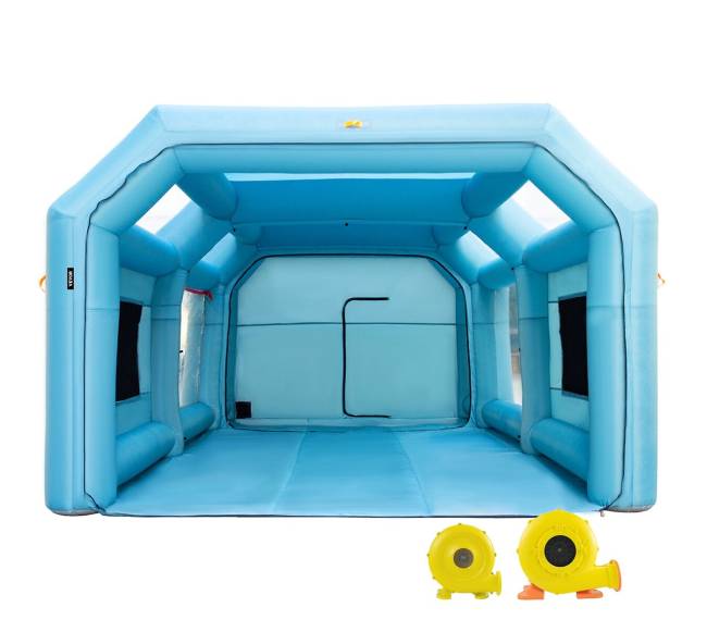 Pripučiamas dažymo tentas su filtru 8,5x4,6x3 m0