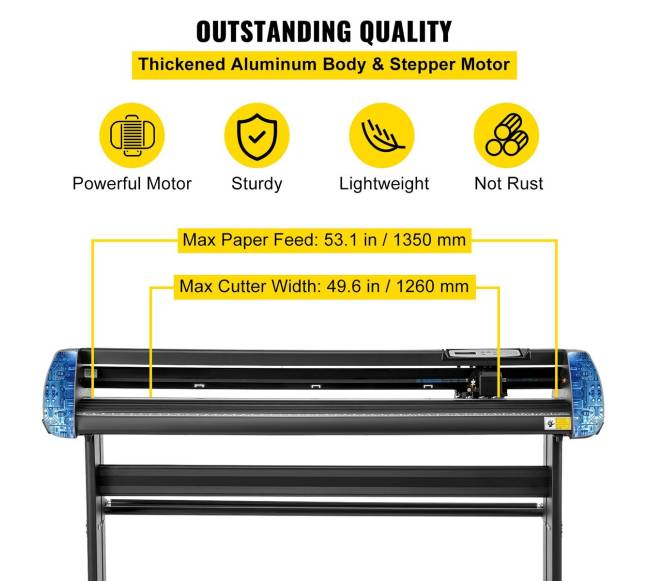 Vinilo pjaustyklė su stovu 1350 mm2