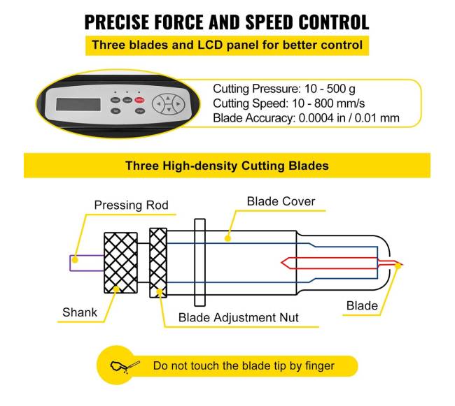 Vinilo pjaustyklė su stovu 1350 mm3