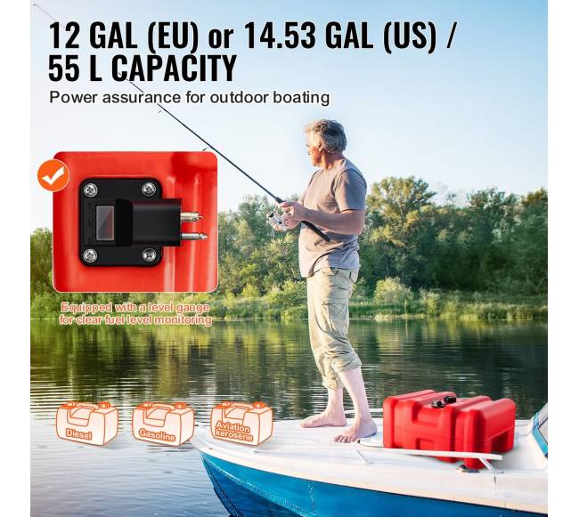 Jūrinis kuro bakas 55L nešiojamam laivui3