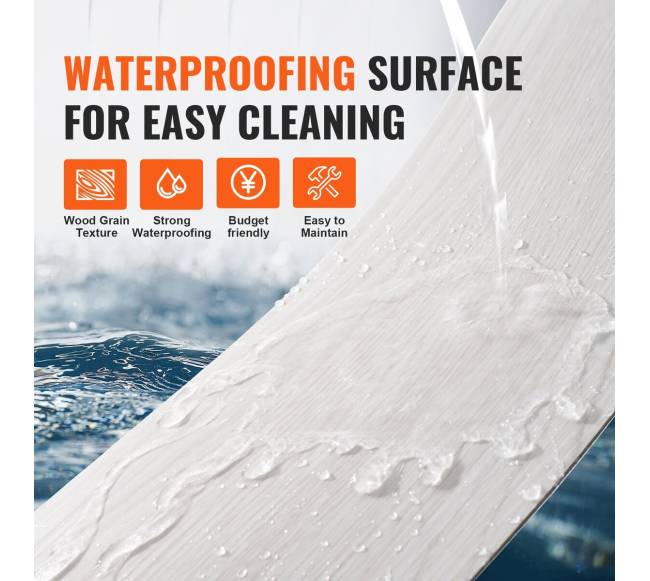 Lipnios vinilinės grindų plytelės 36 vnt 2,5 mm storio šviesiai pilkos medienos tekstūra3