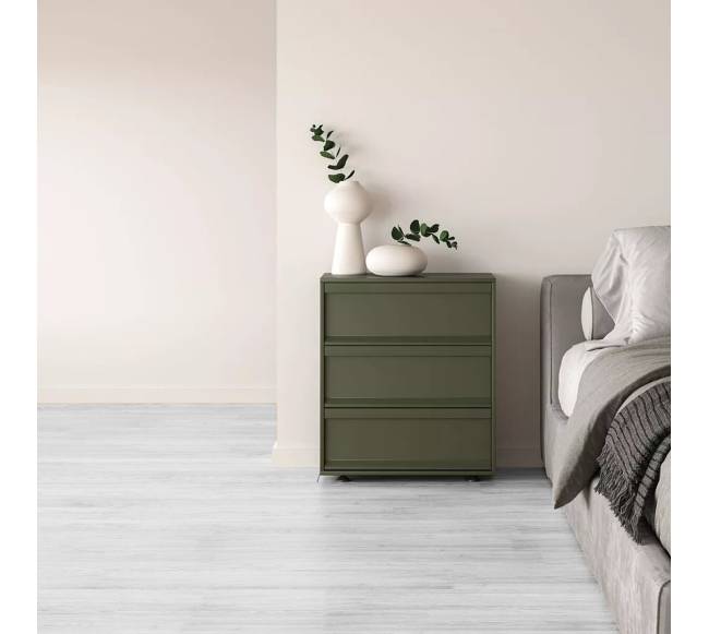 Lipnios vinilinės grindų plytelės 36 vnt 2,5 mm storio šviesiai pilkos medienos tekstūra7