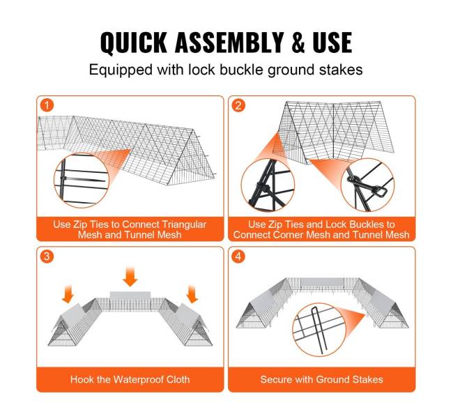 Vištų tuneliai 600 x 400 x 61.5 cm3