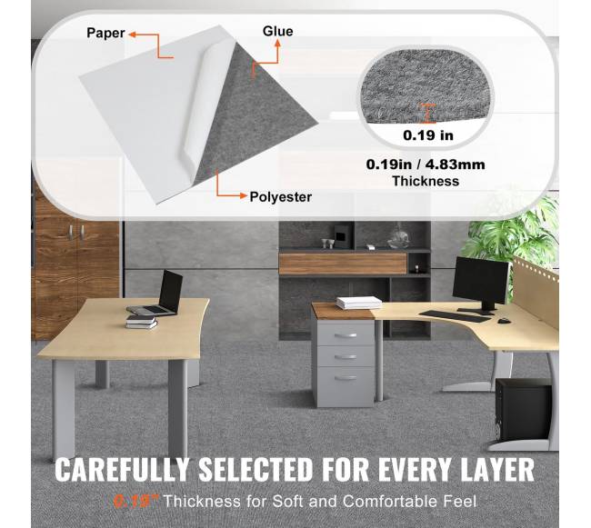 Lipnios kilimėlės plytelės, šviesiai pilkos (9 vnt.)2