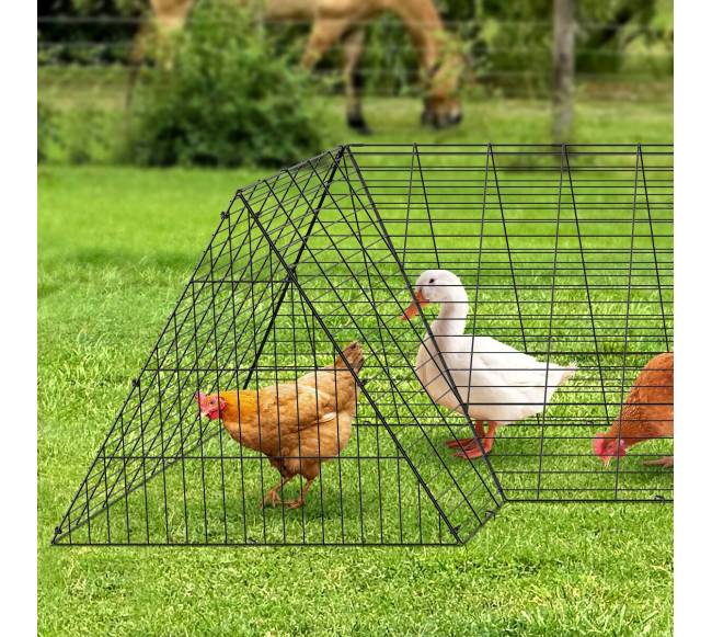 Vištų tuneliai su kampų rėmais0