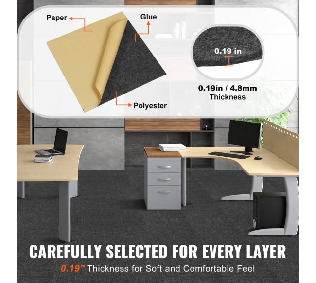 Lipnūs kiliminiai kvadratai, 30x30 cm, 12 vnt.2