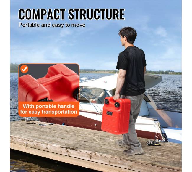 Nešiojamas jūrinis kuro bakas 24L5