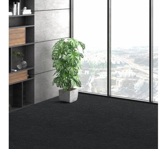 Lipni kiliminė plytelė, 61x61 cm, juoda7
