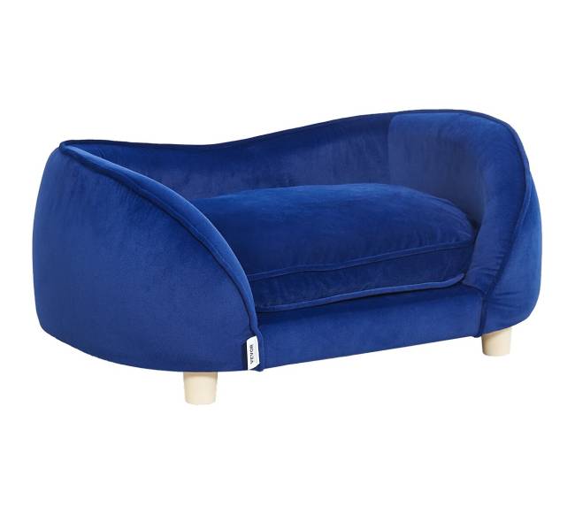 Tamsiai mėlyna augintinio sofa, 37 kg svoris8