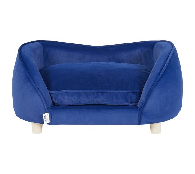 Tamsiai mėlyna augintinio sofa, 37 kg svoris9