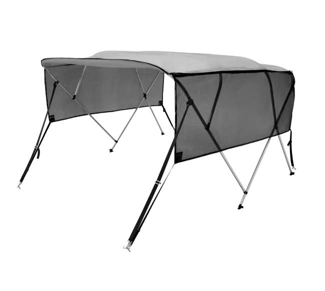 Biminio valties tentas su tinklo šonais, pilkas9