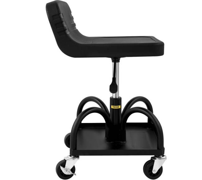 Reguliuojama garažo kėdutė su ratukais, 135 kg9