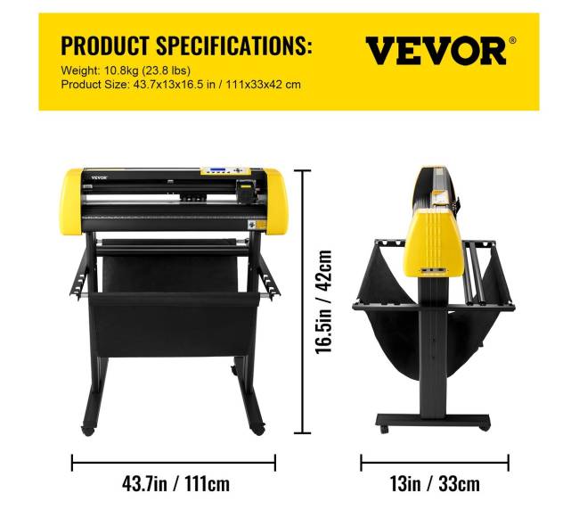 34 colių vinilo pjaustytuvasploteris6