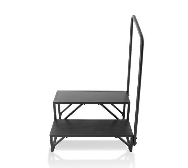 Dviejų pakopų RV laipteliai su turėklu10