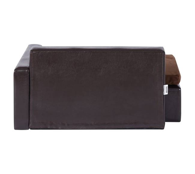 Šunų ir kačių sofa iš odos, juoda10