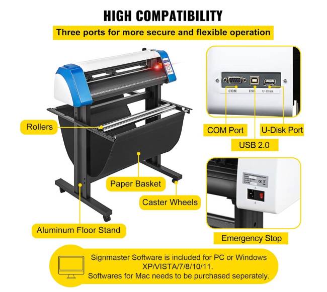 34 colių kontūrinis vinilo pjaustytuvas5