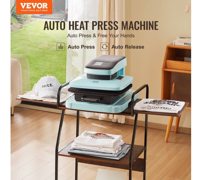 Automatinis termo presas marškinėliams ir taurelių sublimacijai1