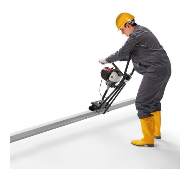 Benzininis betono lyginimo įrankis su 2445 mm aliuminio juosta0