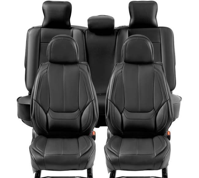 Universalios dirbtinės odos automobilio sėdynių užvalkalai0