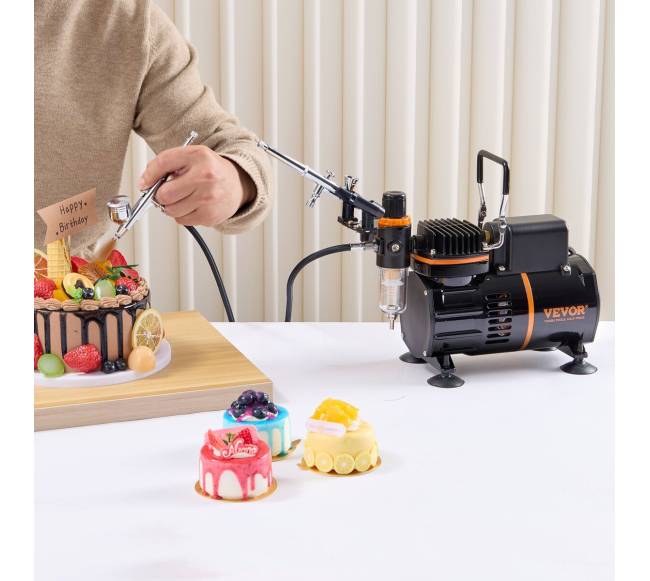 Aerografų rinkinys su kompresoriumi ir 3 aerografais7