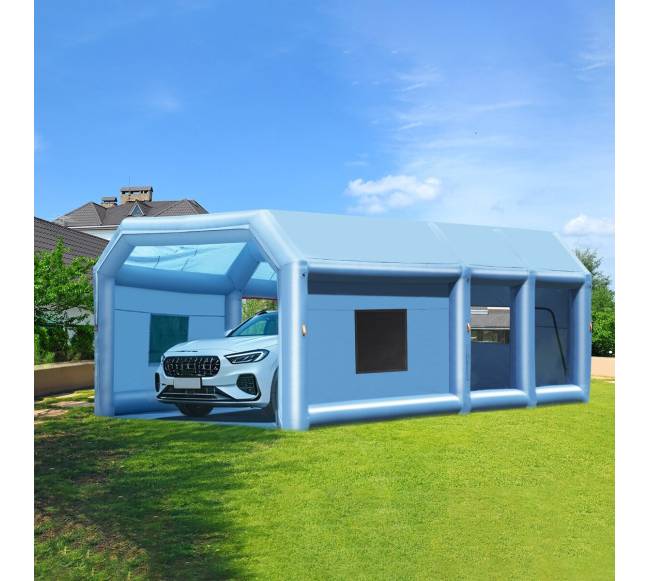 Pripučiama dažymo kamera, 8 x 4.5 x 3 m7