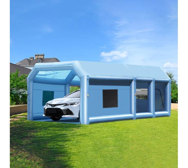 Pripučiamas dažymo stendas 8.5x4.8x3.3 m7