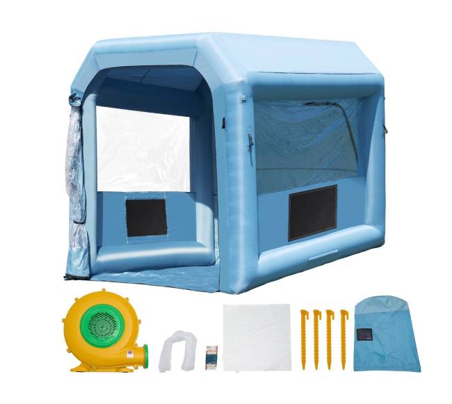 Pripučiama dažymo kabina su pūstuvu ir filtru8